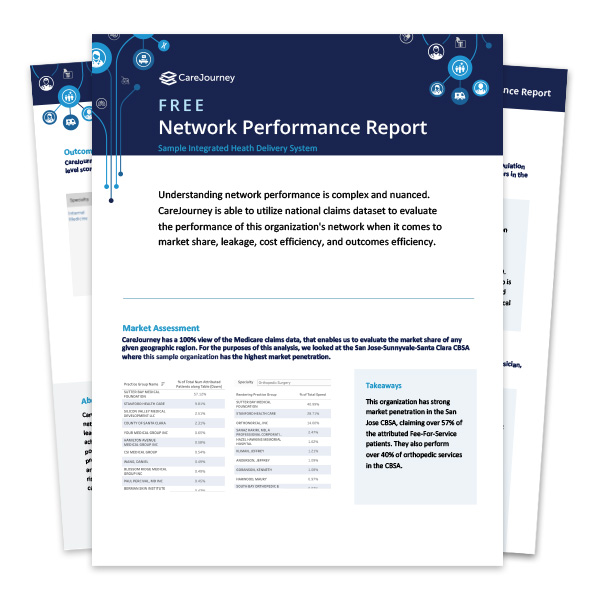 Sample of CareJourney's Network Performance Report