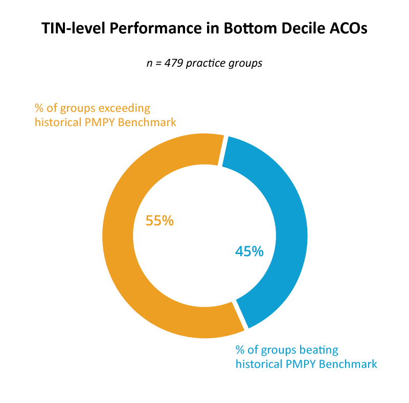 TIN-level Performance in Bottom Decile ACOs
